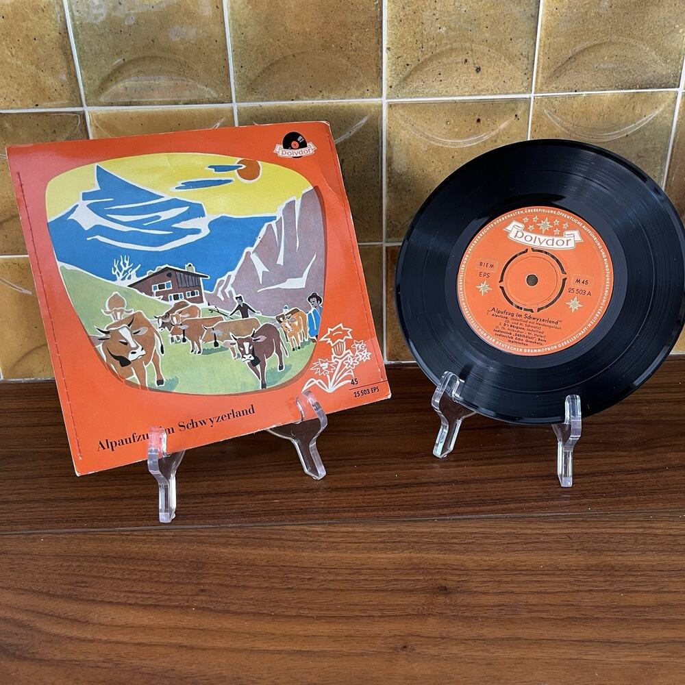 Jodlerclub Dählhölzli Alpaufzug Im Schwyzerland 45rpm 7" 1955 Polydor 25 503
